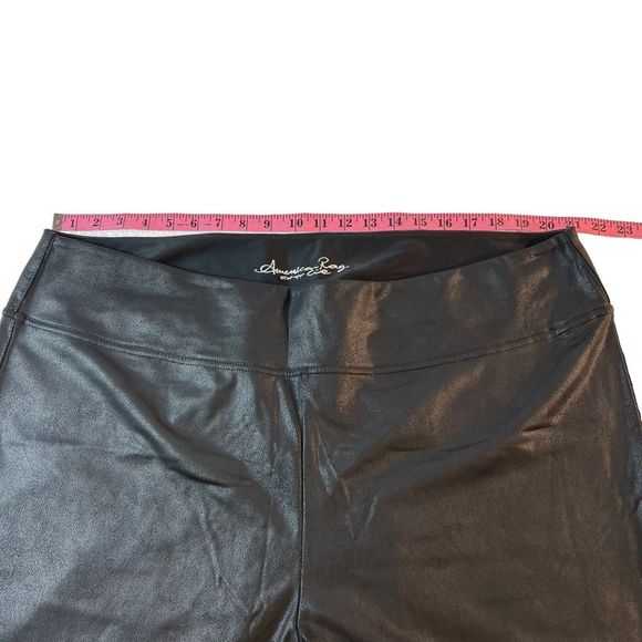 American Rag Faux Leather Pants Women’s Plus Size 3X Black Pleather Tight Pants - Picture 5 of 10